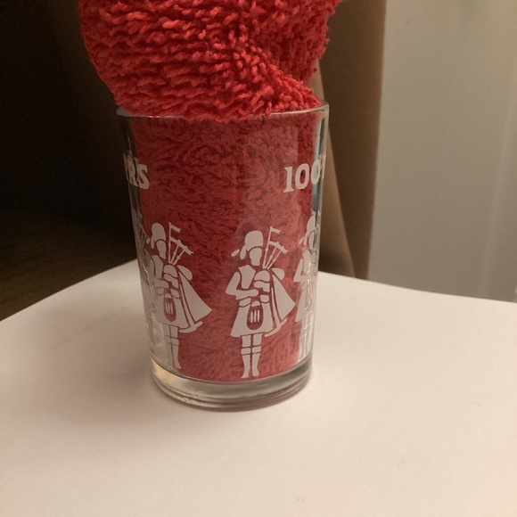 SEAGRAMS 100 Pipers Whiskey Scotch Shot Glass Hazel Atlas - Picture 3 of 4